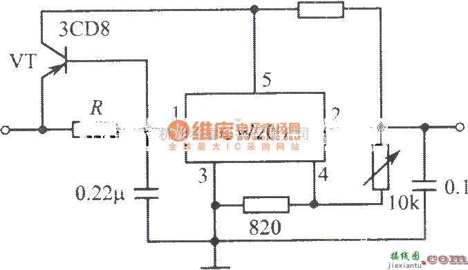 电源电路中的用PNP型功率晶体管扩流的CW200集成稳压电源  第1张