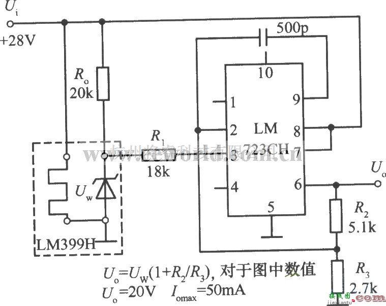 电源电路中的高温度稳定性的稳压电源  第1张