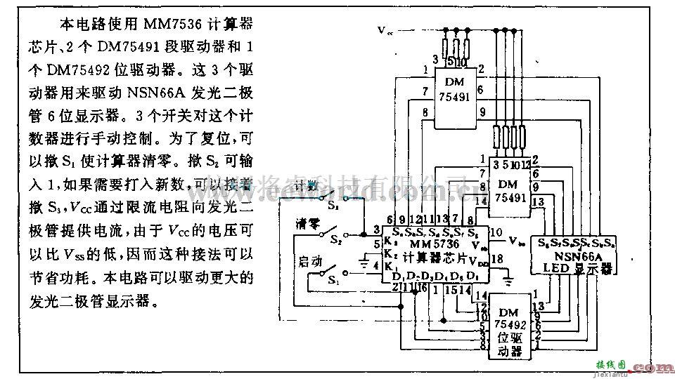 电源电路中的计算器用作计数电路  第1张