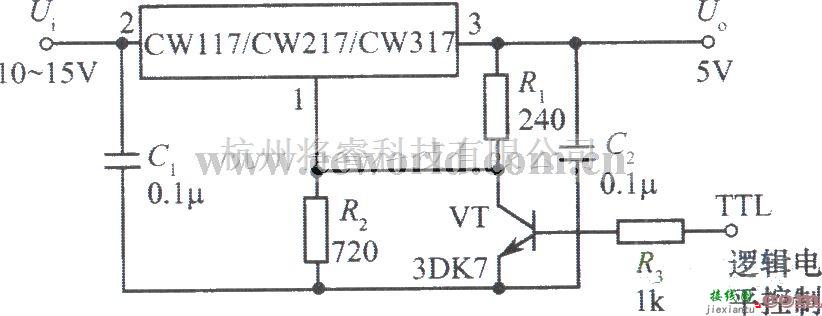 电源电路中的逻辑控制集成稳压电源  第1张