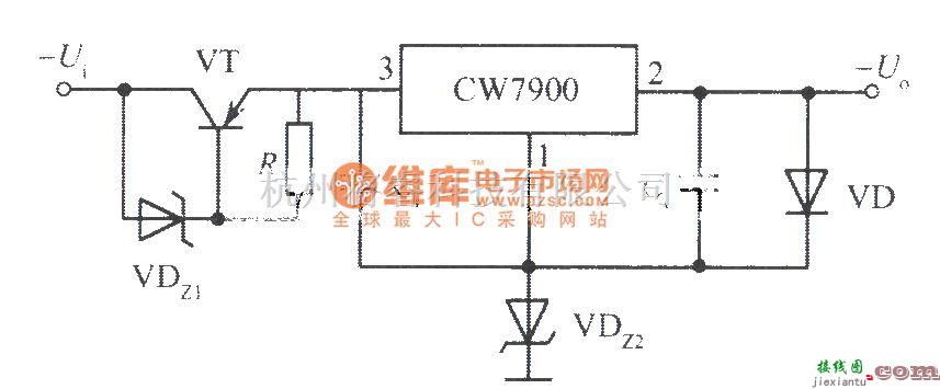 电源电路中的高输入一高输出电压集成稳压电源电路之四  第1张