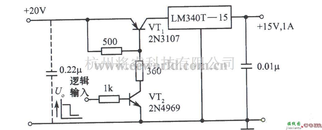电源电路中的逻辑电平控制的稳压电源  第1张