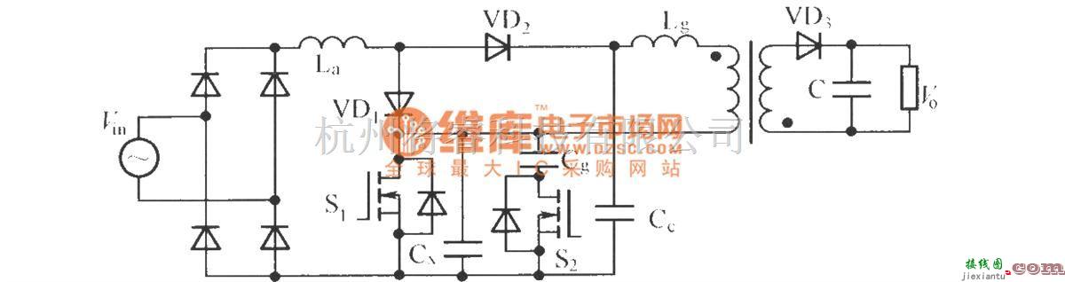 电源电路中的全桥式单级PFC变换器  第1张