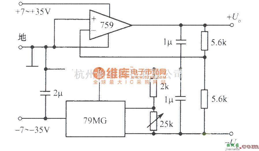 电源电路中的双跟踪稳压电源  第1张