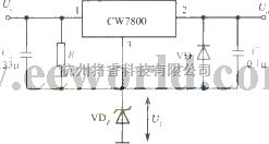 电源电路中的集成稳压器的升压电路之二  第1张