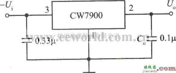 电源电路中的固定负输出电压集成稳压电源  第1张