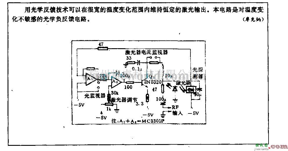 电源电路中的激光发射机线性度控制电路  第1张