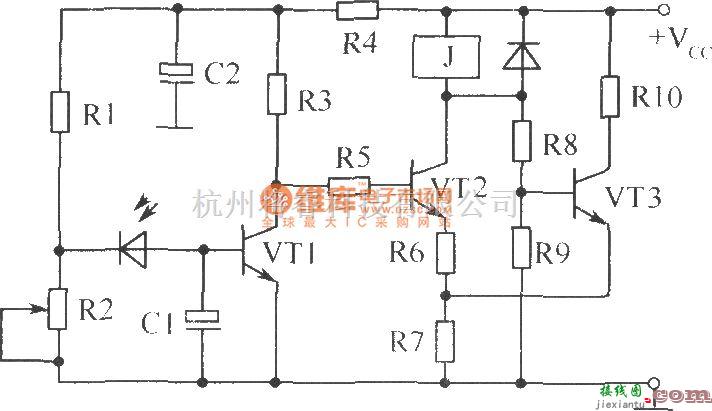 电源电路中的硅光电组成的路灯照明自动控制电路  第1张