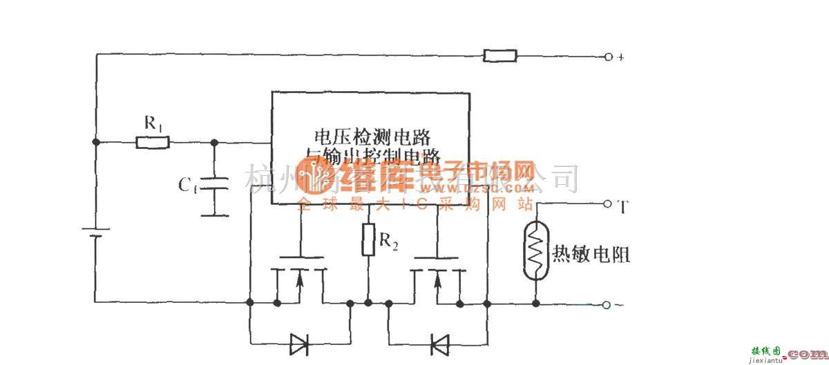 电源电路中的锂离子电池组内的保护电路  第1张