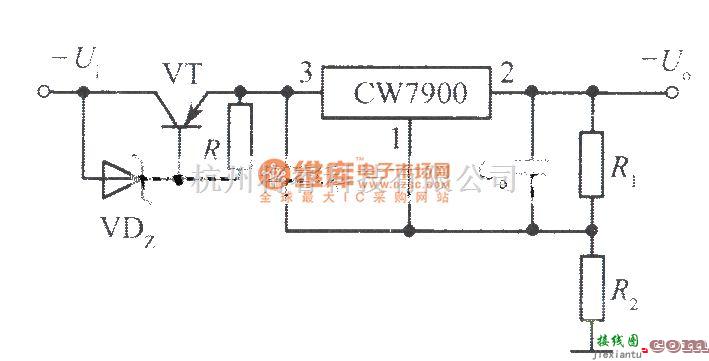 电源电路中的高输入一高输出电压集成稳压电源电路之二  第1张