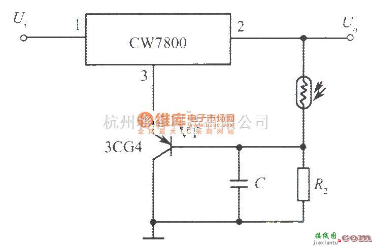 电源电路中的光控集成稳压电源电路之二  第1张