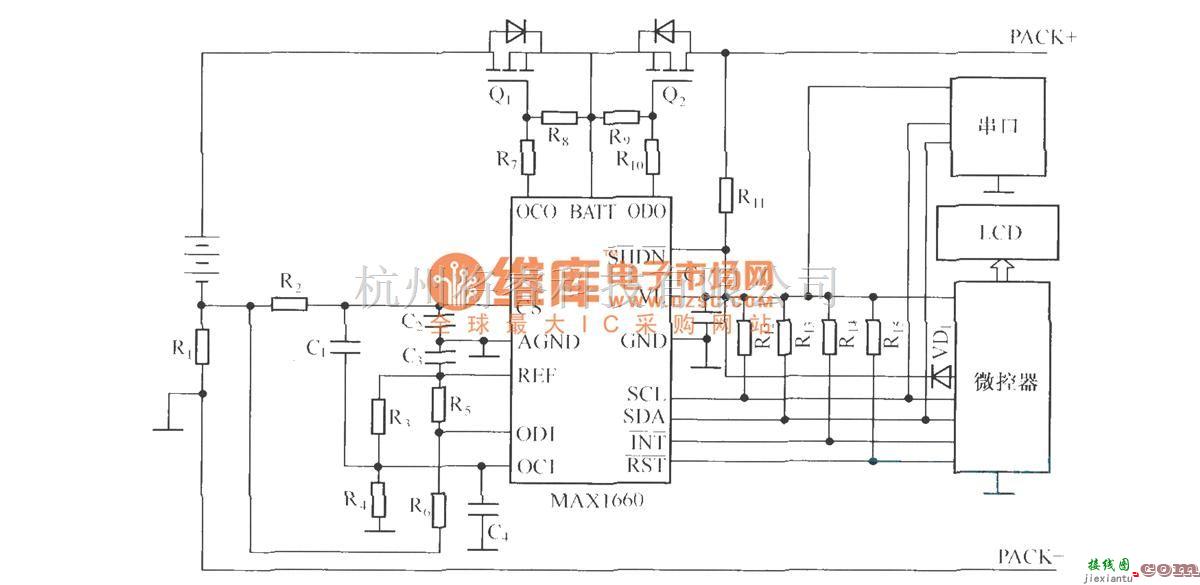 电源电路中的由MAXl660构成的充放电系统  第1张