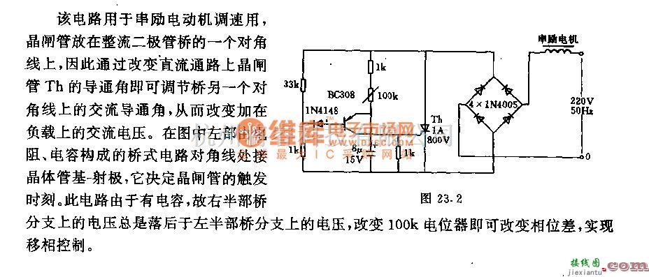 电源电路中的利用晶闸管实现交流调压的电路  第1张