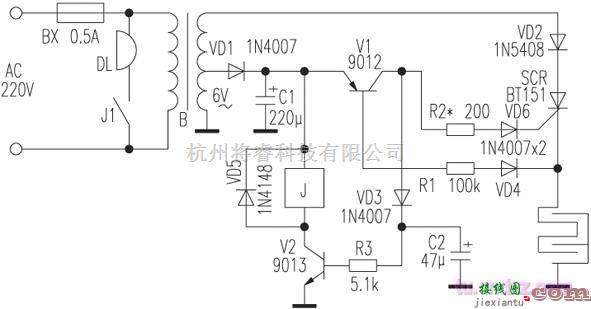 电源电路中的电子灭鼠器电路  第1张