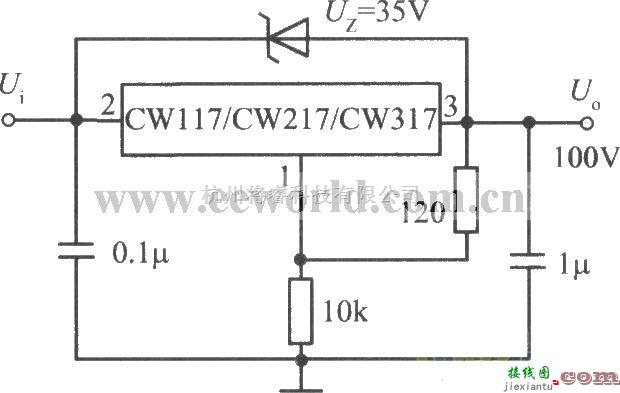 电源电路中的高输出电压集成稳压电源  第1张