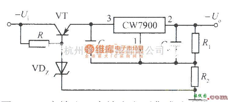 电源电路中的高输入一高输出电压集成稳压电源电路之三  第1张