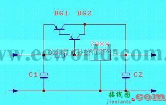 电源电路中的三端稳压器扩流电路  第2张
