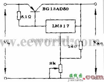 电源电路中的三端稳压器扩流电路  第1张