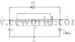 电源电路中的具有输出短路保护电路的固定输出集成稳压电源电路  第1张