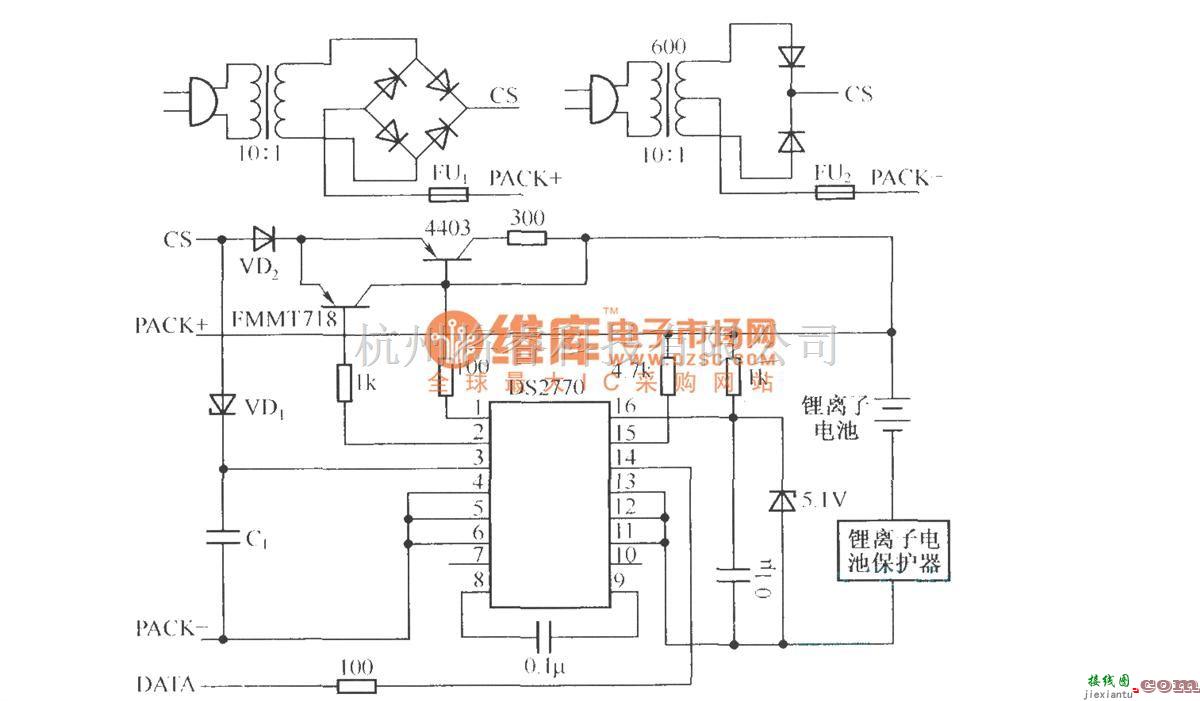 电源电路中的基于DS2770的非稳压电源脉冲充电器  第1张