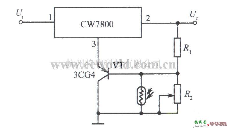 电源电路中的光控集成稳压电源电路之一  第1张
