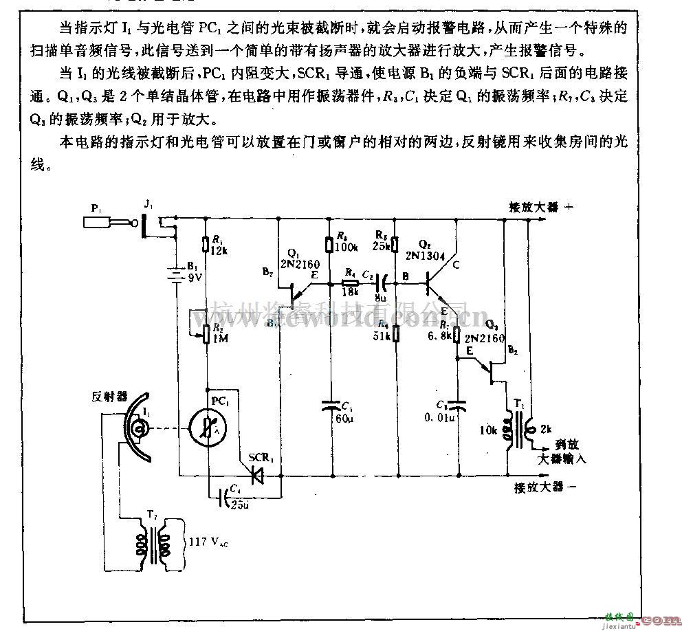 电源电路中的光电报警电路  第1张