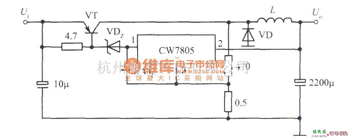 电源电路中的开关式集成稳压电源电路  第1张