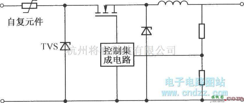 电源电路中的典型的CLA保护电路  第1张