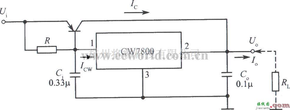 电源电路中的大电流输出集成稳压电源电路之一  第1张