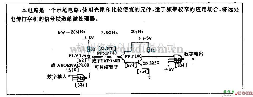 电源电路中的微处理器的电传打字机电路  第1张