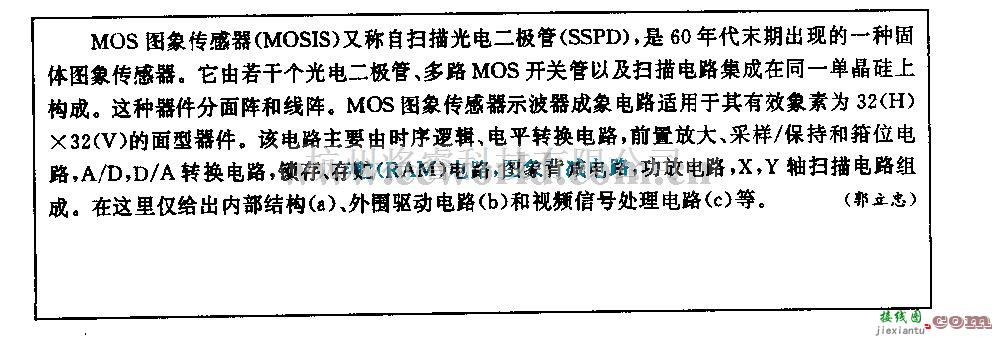 电源电路中的MOS图象传感器示波器成家电路  第1张