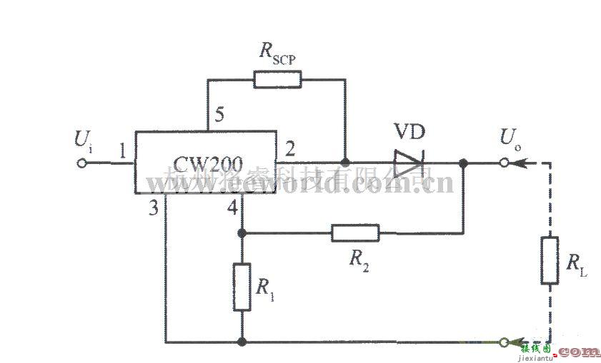 电源电路中的CW200组成的充电器  第1张