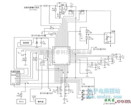 电源电路中的TWL2213的典型应用电路(充电电路)  第1张