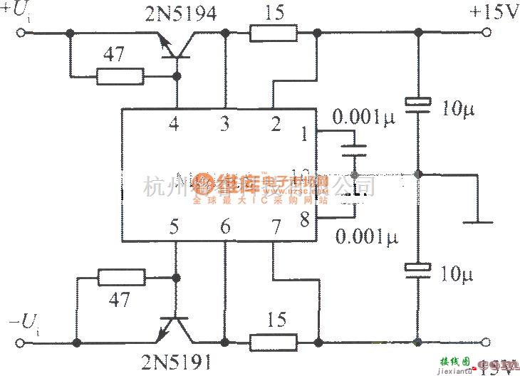 电源电路中的±15V跟踪稳压电源之三  第1张