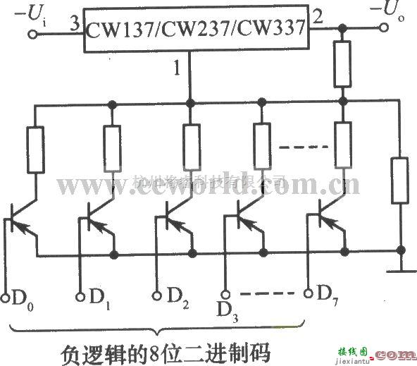 电源电路中的CW137组成的由数字控制的集成稳压电源  第1张