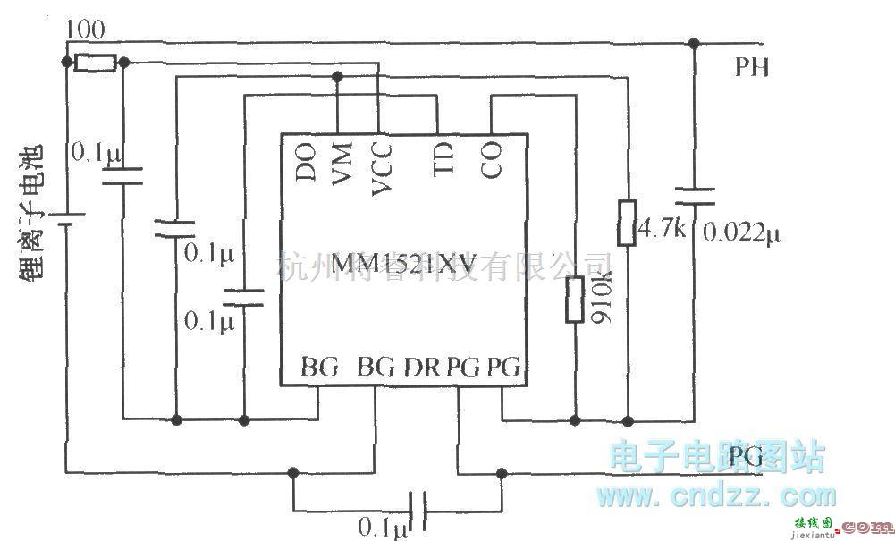 电源电路中的MCP组件(MMl521XV)的内部结构框图及其保护电路  第2张