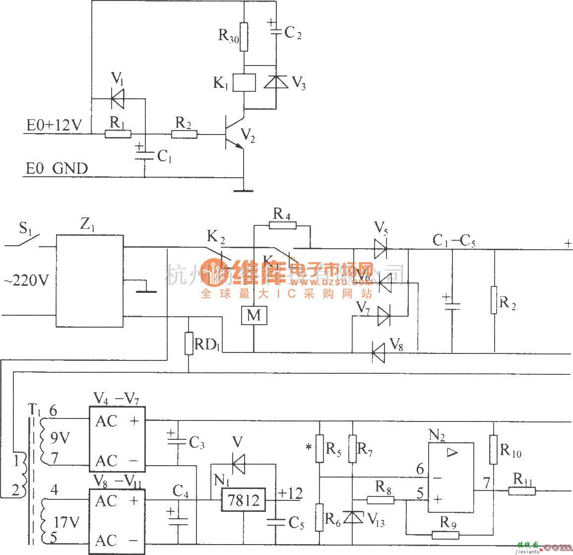 通信电源中的DZW75-48/50(50II)输入电路  第1张