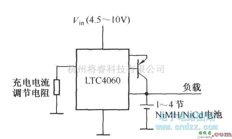 电源电路中的LTC4060构成的充电器电路  第1张