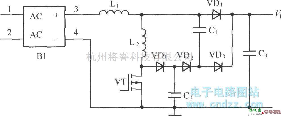 电源电路中的PFC无损吸收主电路  第1张