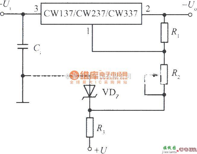 电源电路中的CW137组成的从零开始连续可调的集成稳压电源  第1张