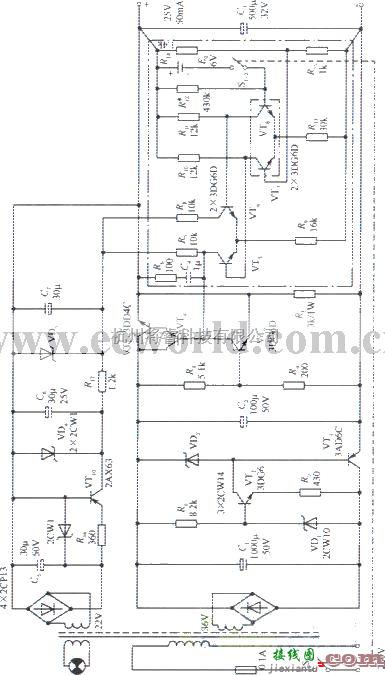 电源电路中的25V精密稳压电源电路  第1张