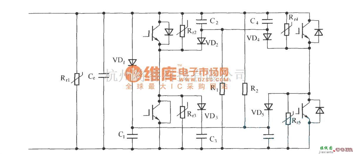 IGBT应用电路中的逆变电源的缓冲电路(抑制IGBT栅极-发射极直流过压)  第1张