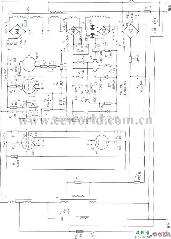 电源电路中的614A-II1kVA交流稳压器  第1张