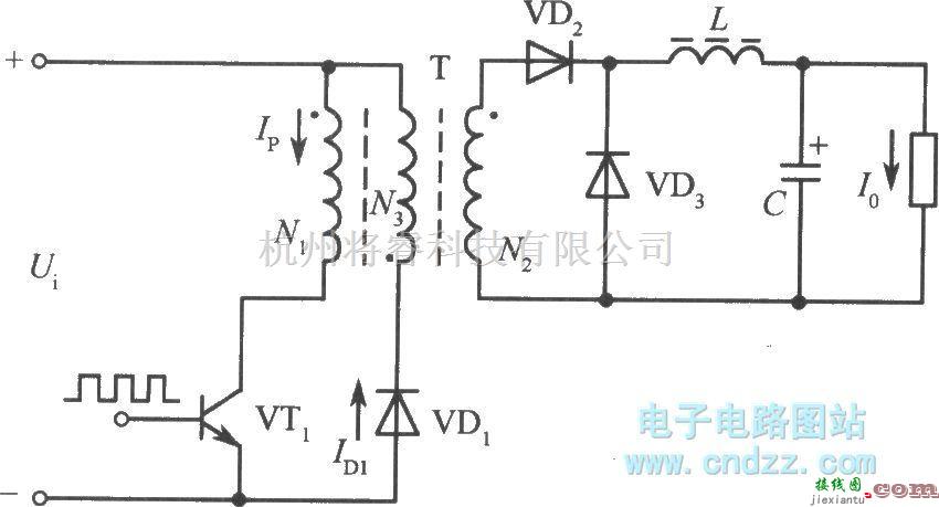 开关稳压电源中的单端正激变换器式转换电路  第1张