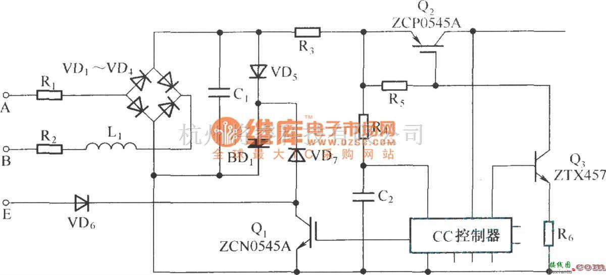 IGBT应用电路中的IGBT在电话机接口中的应用电路  第1张