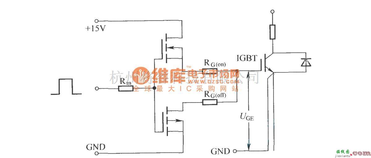 IGBT应用电路中的SKHI系列驱动器的输出级  第1张