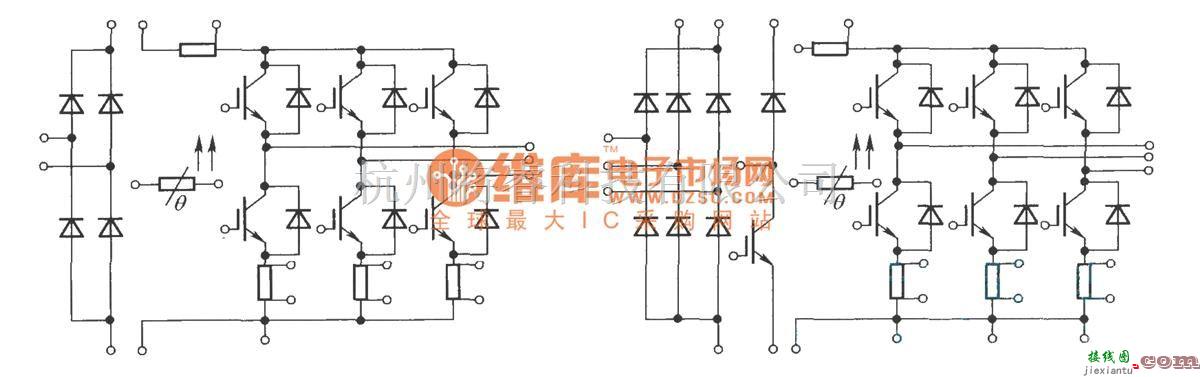 IGBT应用电路中的标准MiniSkiiP电路  第1张