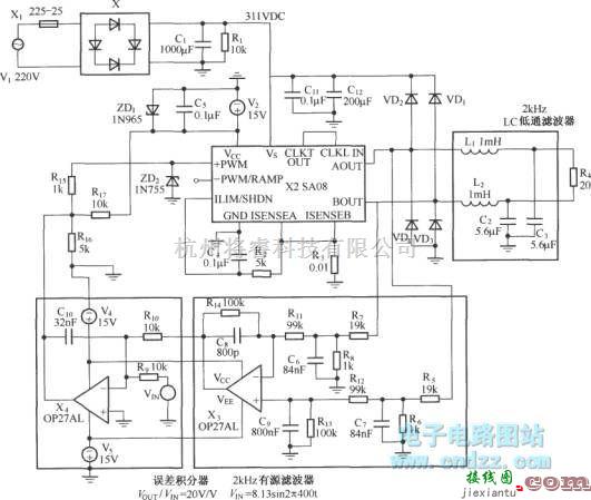 IGBT应用电路中的115V／400Hz电压源电路  第1张