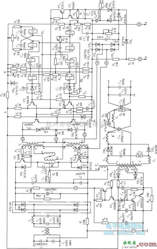 开关稳压电源中的半桥式开关稳压电源的实用电路  第1张