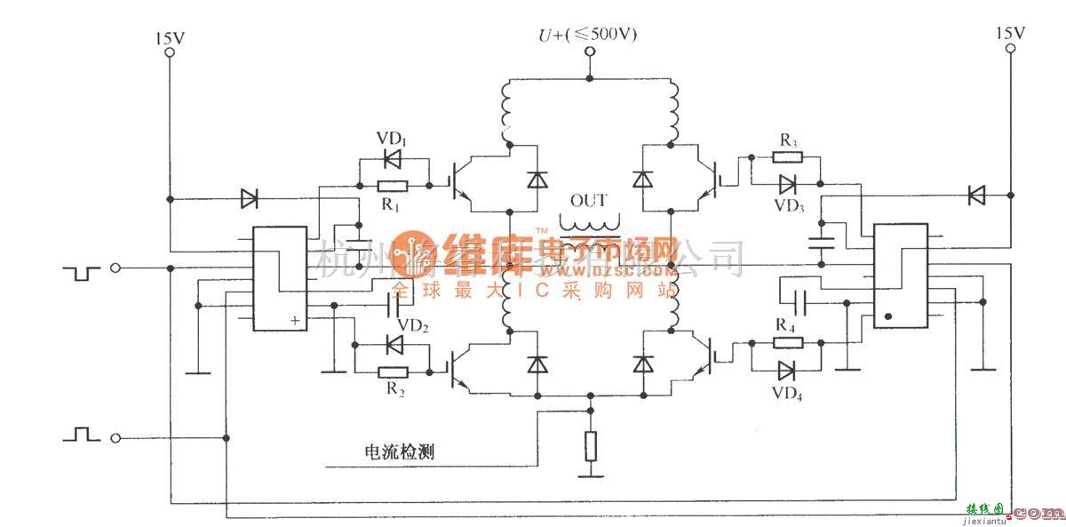 IGBT应用电路中的IR2110在全桥变换器中的应用  第1张